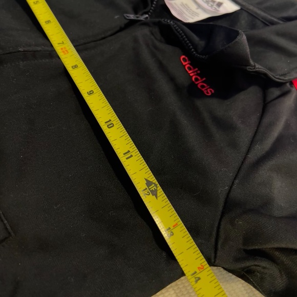 Adidas Superstar Track Jacket in black and red - Picture 6 of 7